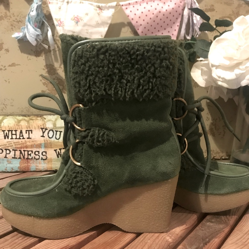 Tommy Hilfiger Wedge boot Green